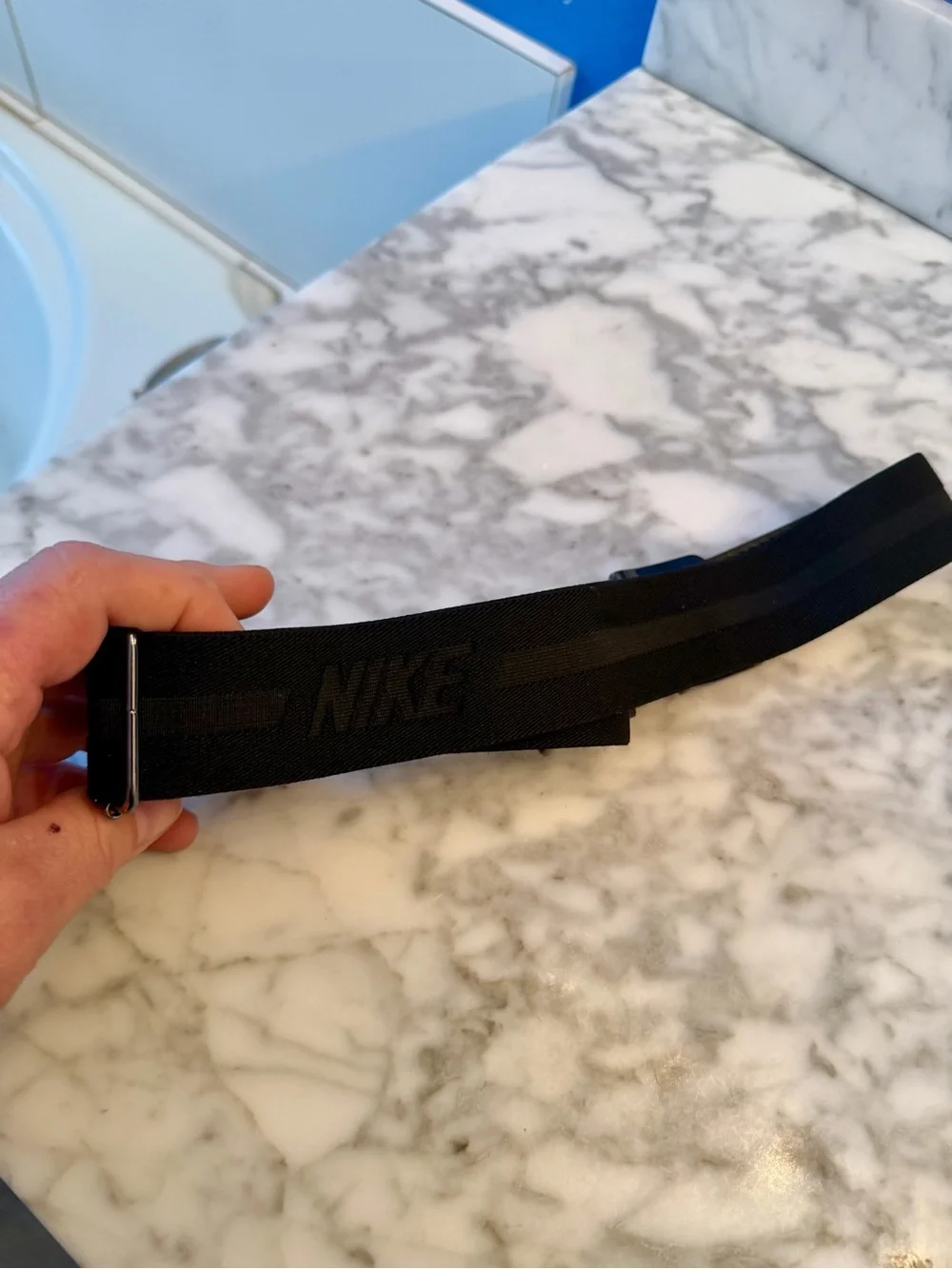Nike Baseball Belt 3.0 Adult Adjustable One Size 28-43 Black NWOT